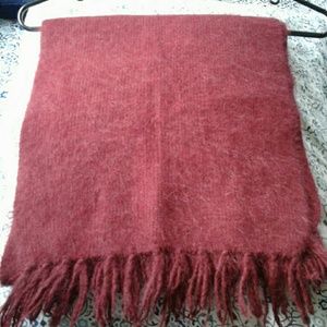 Wool touch scarf